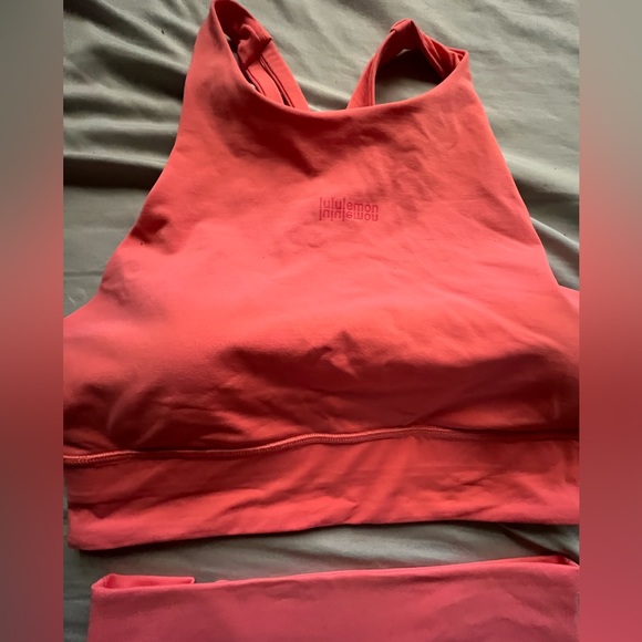 Sz 8 & 6 Lululemon athletica complete set - Wunder train bra + align shorts - Picture 4 of 5